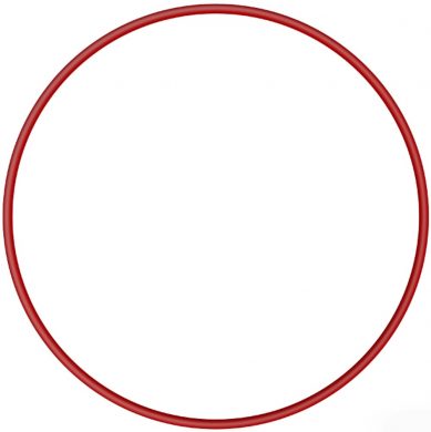 Обруч Absolute Champion, красный, диаметр 54см.