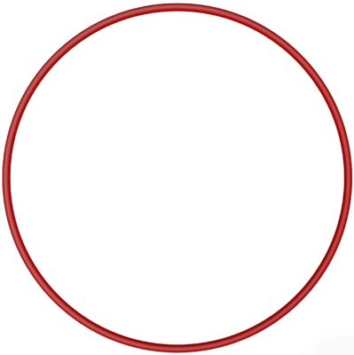 Обруч Absolute Champion, красный, диаметр 54см.