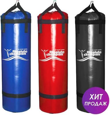 Мешок боксерский Стандарт Absolute Champion, синий, 65кг