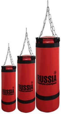 Мешок боксерский Стандарт ПЛЮС Absolute Champion, красный, 40кг
