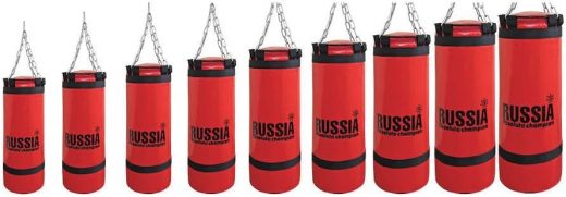 Мешок боксерский Стандарт ПЛЮС Absolute Champion, красный, 45кг