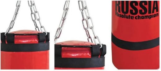 Мешок боксерский Стандарт ПЛЮС Absolute Champion, красный, 45кг