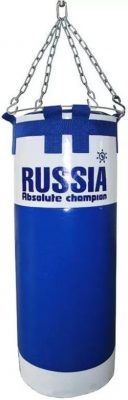Мешок боксерский Премиум Absolute Champion, синий, 65кг