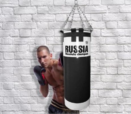 Мешок боксерский Премиум Absolute Champion, синий, 65кг
