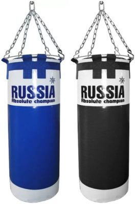 Мешок боксерский Премиум Absolute Champion, черный, 22кг