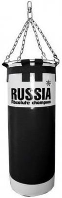 Мешок боксерский Премиум Absolute Champion, черный, 85кг