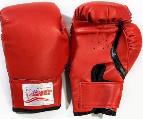 Перчатки боксерские детские №1 Absolute Champion, красные, 4 унц.