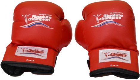 Перчатки боксерские детские №1 Absolute Champion, красные, 4 унц.