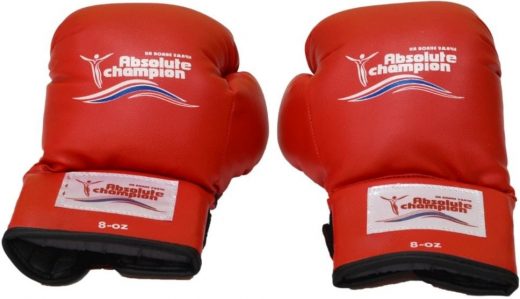 Перчатки боксерские детские №2 Absolute Champion, красные, 4 унц.