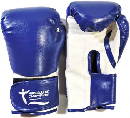 Перчатки боксерские AbCh Absolute Champion, синие, 14 унц.