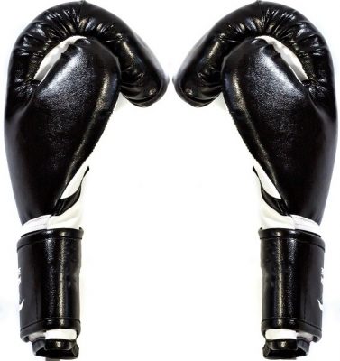 Перчатки боксерские AbCh Absolute Champion, черные, 10 унц.