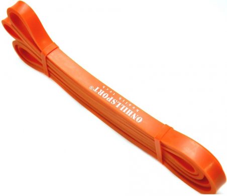 Резиновая петля для фитнеса Onhillsport, оранжевая 3-16 кг.