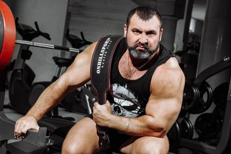 Пояс атлетический ONHILLSPORT 60/150 мм, пряжка, трехслойный, черный, размер XXXL (110-130 см)