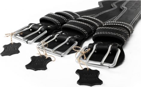 Пояс атлетический ONHILLSPORT 60/150 мм, пряжка, трехслойный, черный, размер XXXL (110-130 см)