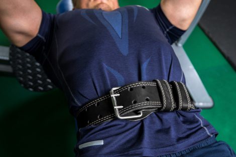 Пояс атлетический ONHILLSPORT 60/150 мм, пряжка, трехслойный, черный, размер XXXL (110-130 см)