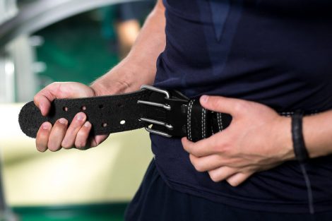 Пояс атлетический ONHILLSPORT 60/150 мм, пряжка, трехслойный, черный, размер XXXL (110-130 см)