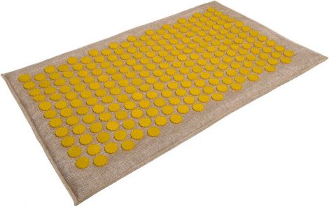 Коврик массажно-аккупунктурный Lounge medium ONHILLSPORT 68х42см., желтые фишки