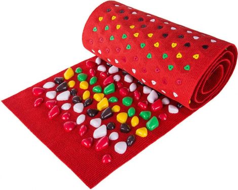 Коврик массажный “Ортопед” ONHILLSPORT, 150*40см, красный