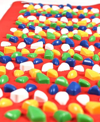 Коврик массажный “Ортопед” ONHILLSPORT, 150*40см, красный