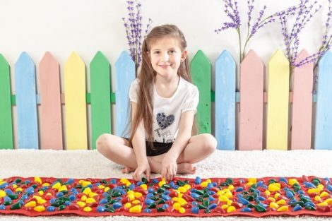 Коврик массажный “Ортопед” ONHILLSPORT, 150*40см, красный