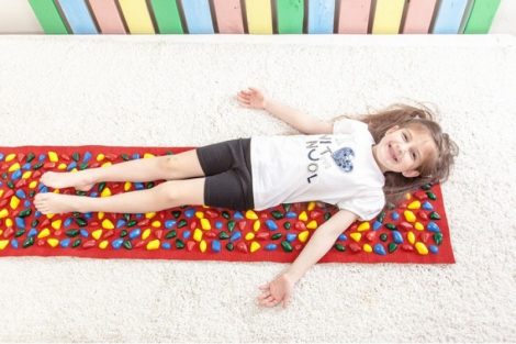 Коврик массажный “Ортопед” ONHILLSPORT, 150*40см, красный