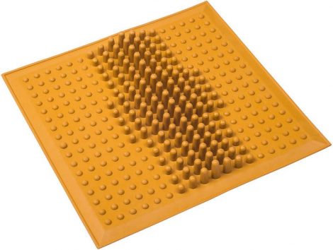 Коврик массажный от плоскостопия ONHILLSPORT, (26*26 см), желтый