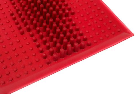 Коврик массажный от плоскостопия ONHILLSPORT, (26*26 см), красный