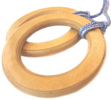 Гимнастические кольца Зубрава, деревянные