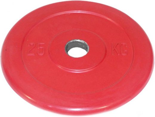 Диск Iron King Евро-Классик, стальная втулка, 51 мм, 25кг., цветной