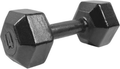 Гантель Iron King литая гексагональная, 14кг., чугун
