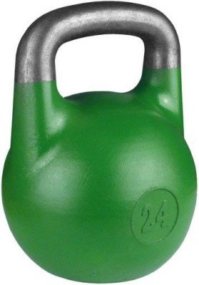 Гиря Iron King 24 кг. для соревнований ВФГС (зеленая)