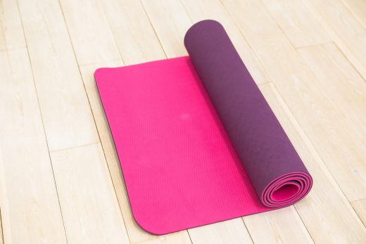 Коврик для йоги Onhillsport TPE 2-х слойный, фиолетово-розовый
