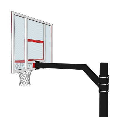 Баскетбольный щит уличный регулируемый