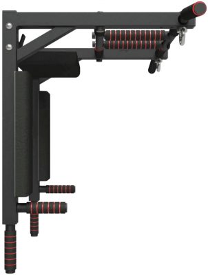 Турник-Брусья-Пресс 3в1 усиленный Axioma 40×40, цвет чёрный
