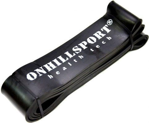 Резиновая петля для фитнеса Onhillsport, черная 25-70кг.