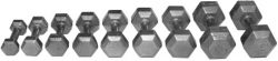 Гантельный ряд Iron King черная эмаль 9 пар (2-10 кг. с шагом 1 кг)