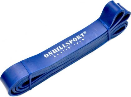Резиновая петля для фитнеса Onhillsport, синяя 14-38кг.